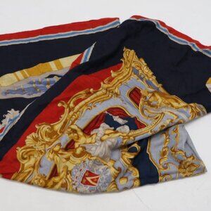 Hermes Grand Carrosse Ambassadevr Scarf Cashmere & Silk 56" x 56"